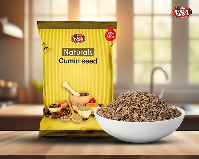 VSA NATURALS JEERA Whole Jeera (Cumin) 250 GM Amazon Image 01