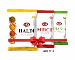 Combo Pack of Haldi, Mirch, Dhaniya (Powders - 200gm each)